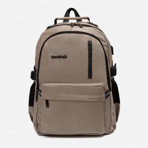 Mochila New Athletic Vortika61 Beige Unisex