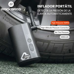 Inflador Electrico de 150Psi Rockbros