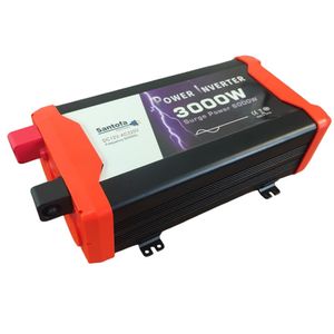 Inversor de Corriente 12v A 220v 3000w 2 Usb 2 Sockets Onda Pura Lcd