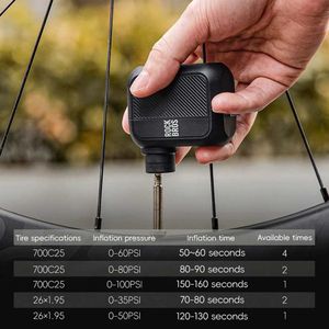 Inflador Mini Electrico de 100Psi Rockbros