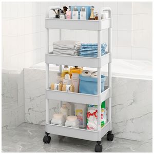 Carro Organizador Estante 4 Niv con Ruedas de Baño JK4