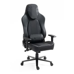 Silla Gamer Venture Side Elite Negro Premium Reclinable Con Posapies Gas Lift Clase 4