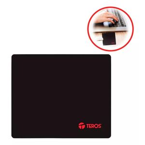 Mouse Pad Gamer Teros Ergonomicos Color Negro