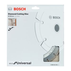 Disco Diamantado Universal Segmentado Eco 9" Bosch