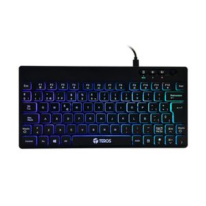 Teclado Gamer Teros Te-4066g Rgb Inalámbrico Bluetooth