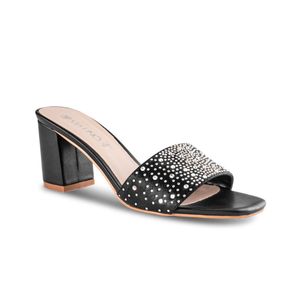Sandalias Via Uno Mujer 2566-88 Negro