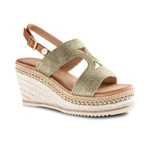 Sandalias Via Uno Mujer 6W9304-5 Dorado