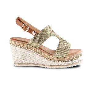 Sandalias Via Uno Mujer 6W9304-5 Dorado