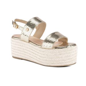 Sandalias Via Uno Mujer H3926-4 Dorado