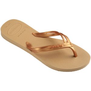 Sandalias De Playa Havaianas Mujer W4148801-0570 Beige