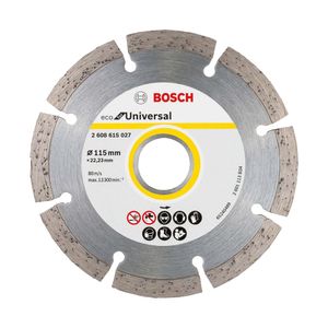 Disco Diamantado Universal Segmentado Eco 4-1/2" Bosch