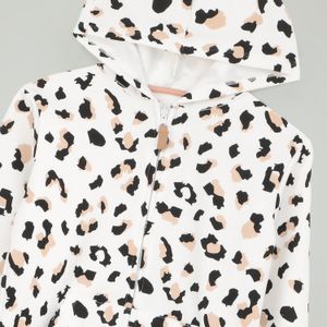 Polera Para Teen Niña Zubito Aop Zip
