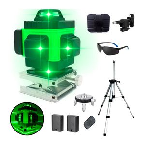 Nivel Láser Verde 16 Líneas Batería Recargable + Trípode - Combo