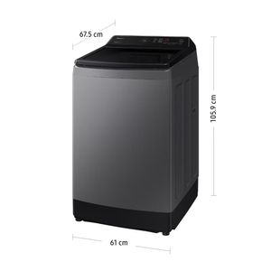 Lavadora SAMSUNG Carga Superior 13 Kg EcoBubble WA13CG5441BD Gris