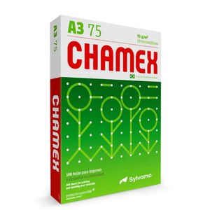 Papel Bond Chamex A3 75GR - Paquete x500H