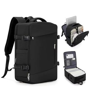 Mochila Viajera para Cabina Compartimiento Laptop Negro