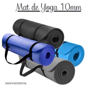 Mat de Yoga 10mm con Elástico Portátil - GC