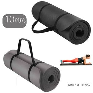 Mat de Yoga 10mm con Elástico Portátil - GC