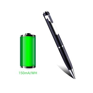 Lapicero grabadora de voz Digital, grabación de sonido de Negro