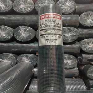 Malla Galvanizada Plastificada Hardman 1/2 x 1/2"