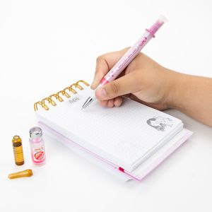 Rompe Ampolla Tipo Lapicero con Sello Rosa