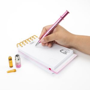 Rompe Ampolla Tipo Lapicero LED Estilo Metalizado Fucsia