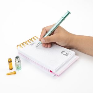 Rompe Ampolla Tipo Lapicero LED Estilo Metalizado Verde Agua