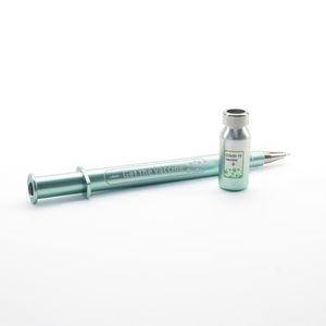 Rompe Ampolla Tipo Lapicero LED Estilo Metalizado Verde Agua