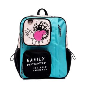 Pack Escolar Mochila Oficio Premium Lilo & Stitch juvenil celeste