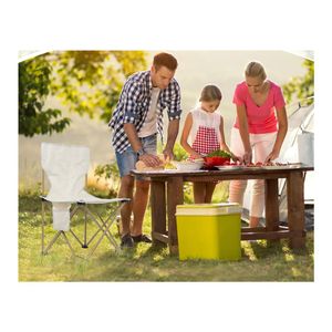 Silla Plegable De Camping Playa Piscina Terraza Blanco