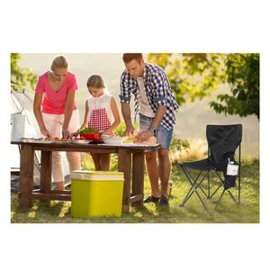 Silla Plegable De Camping Playa Piscina Terraza Negro