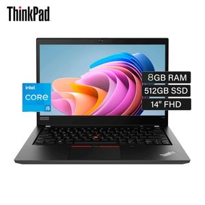 Laptop semi nuev Lenovo Thinkpad T14 - Core I5 10ma - 8GB RAM - 512GB SSD