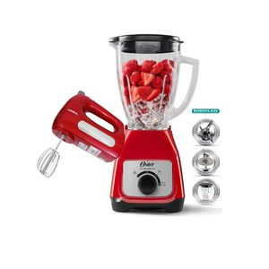 Combo Oster Licuadora BLSTKAG-RRD 2 Velocidades + Batidora
