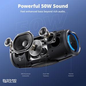 Parlante inalámbrico Tronsmart Mirtune S100 50W Negro 20h
