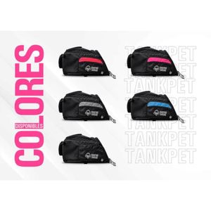 Mochila Transportador Perros y Gatos Hasta 12 kg Caritas Sucias Tankpet Negro