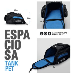 Mochila Transportador Perros y Gatos Hasta 12 kg Caritas Sucias Tankpet Fucsia
