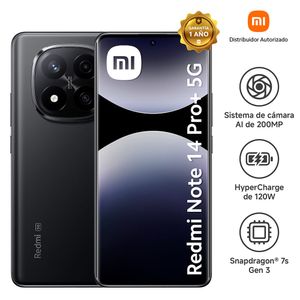 Celular Redmi N14 Pro+5G 8GBRAM 256GB ROM+Buds 6Li Negro Ocaso