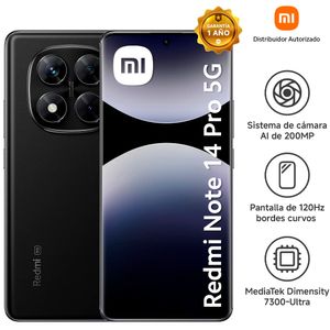 Smartphone XIAOMI REDMI NOTE 14 PRO 5G 6.67" 8GB 256GB 200MP Midnight Black