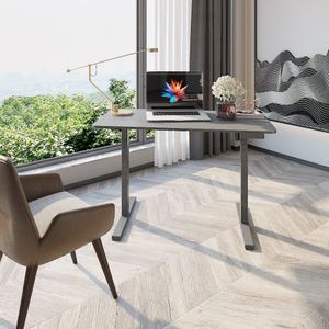 Escritorio Eléctrico Altura Ajustable Metal Negro 120cm Orange