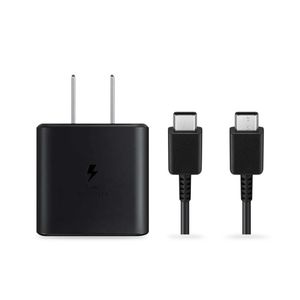 Cargador Samsung Galaxy 45W - Replica Certificado A1 Negro