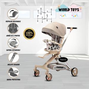 Coche Paseo ebaby Minako II de Lujo Beige