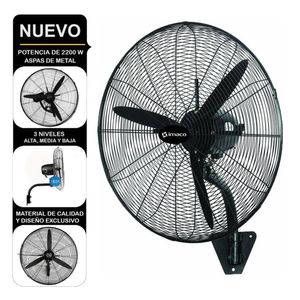 Ventilador Industrial de Pared IMACO 26" WF2630 220W Negro