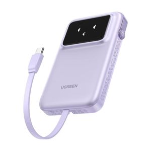 Ugreen Power Bank 10000mAh USB-C Integrado 30W QC Morado PB511 35604B