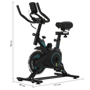 Bicicleta Spinning Atletis Pro 400 Turquesa 6 Kg