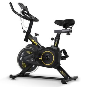 Bicicleta Spinning Atletis Pro 400 Amarillo 6 Kg