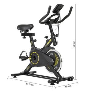 Bicicleta Spinning Atletis Pro 400 Amarillo 6 Kg