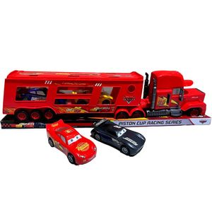 Juguete Camión Transportador Cars con 4 Coches
