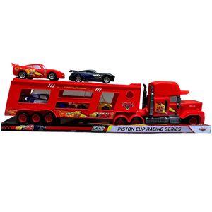 Juguete Camión Transportador Cars con 4 Coches