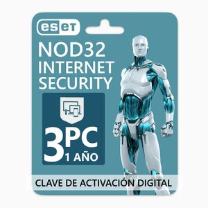 Antivirus ESET NOD32 Internet Security 3PC 1 Año