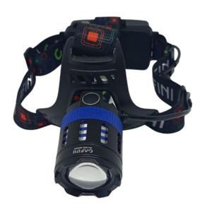 Linterna Frontal Cafini Recargable  +  Luz Azul Zoom L7624C